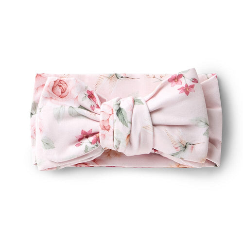 Snuggle Hunny - Organic Oversized Bow | Birds & Bloom