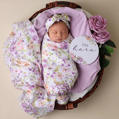 Snuggle Hunny - Reversible Milestone Cards | Isla & Lilac Milestones Snuggle Hunny 