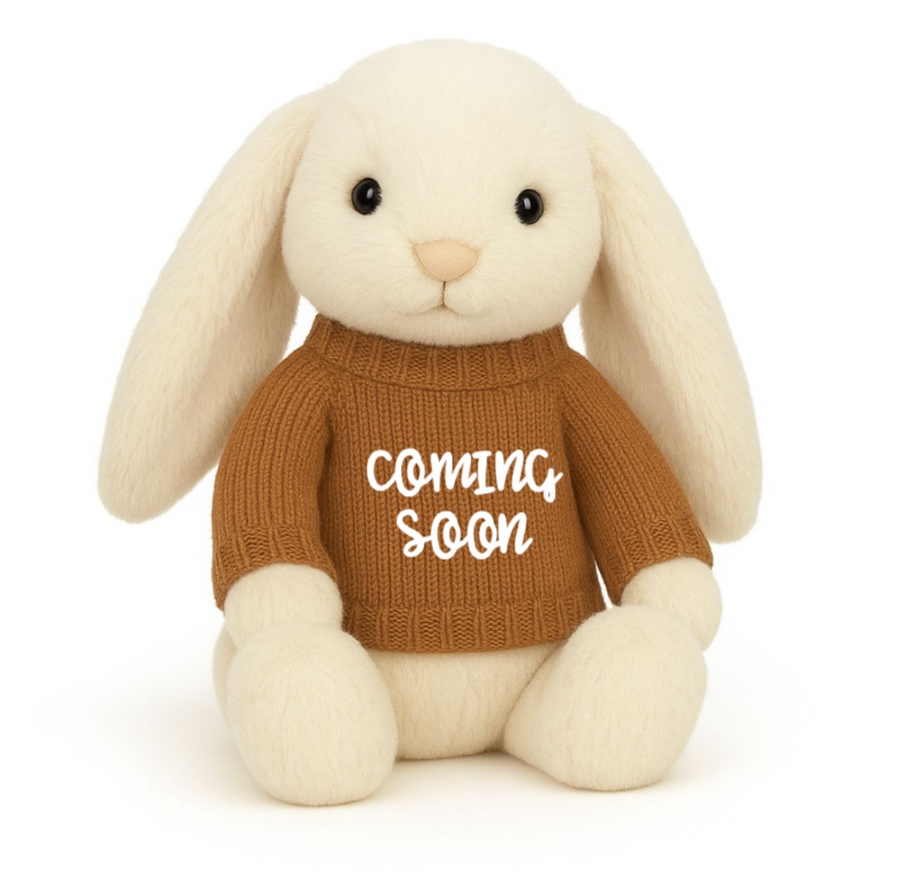 Soft Toy Knitted Jumper Biscuit - Coming Soon | Fits Medium Soft Toy (JUMPER ONLY) Cherrie Baby Boutique Script 