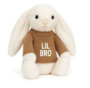Soft Toy Knitted Jumper Biscuit - LIL BRO | Fits Medium Soft Toy (JUMPER ONLY)