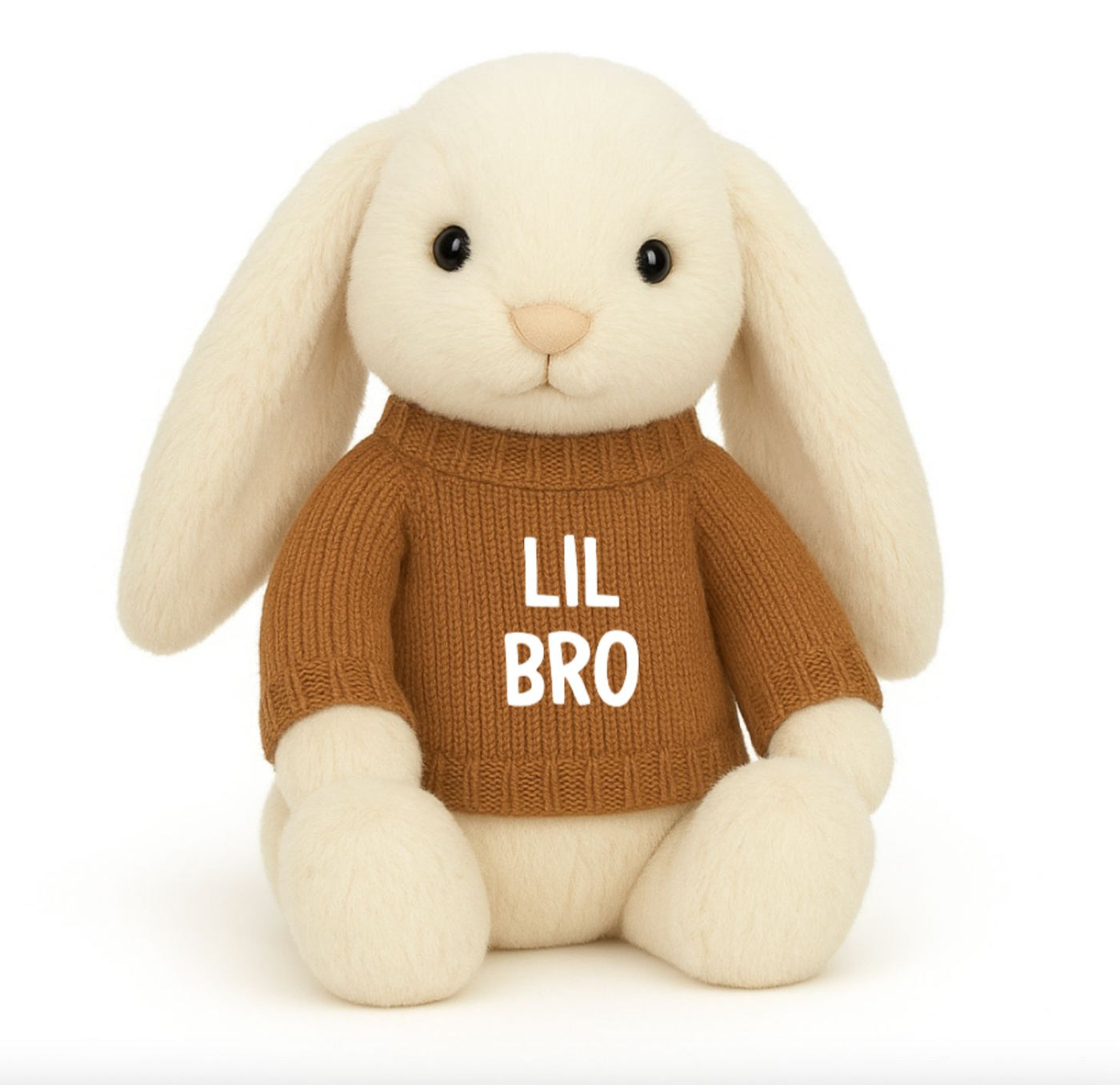 Soft Toy Knitted Jumper Biscuit - LIL BRO | Fits Medium Soft Toy (JUMPER ONLY) Cherrie Baby Boutique 