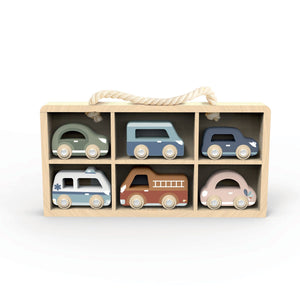 Speedy Monkey - Car Display Case with 6 Vehicles