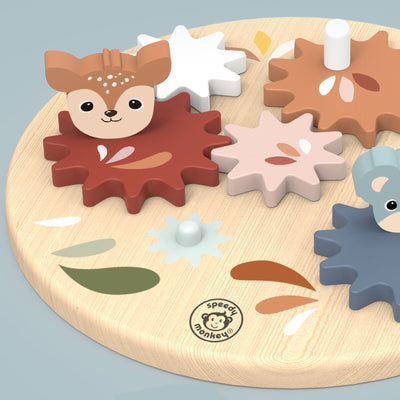Speedy Monkey - Gear Toy Wooden Toy Speedy Monkey 
