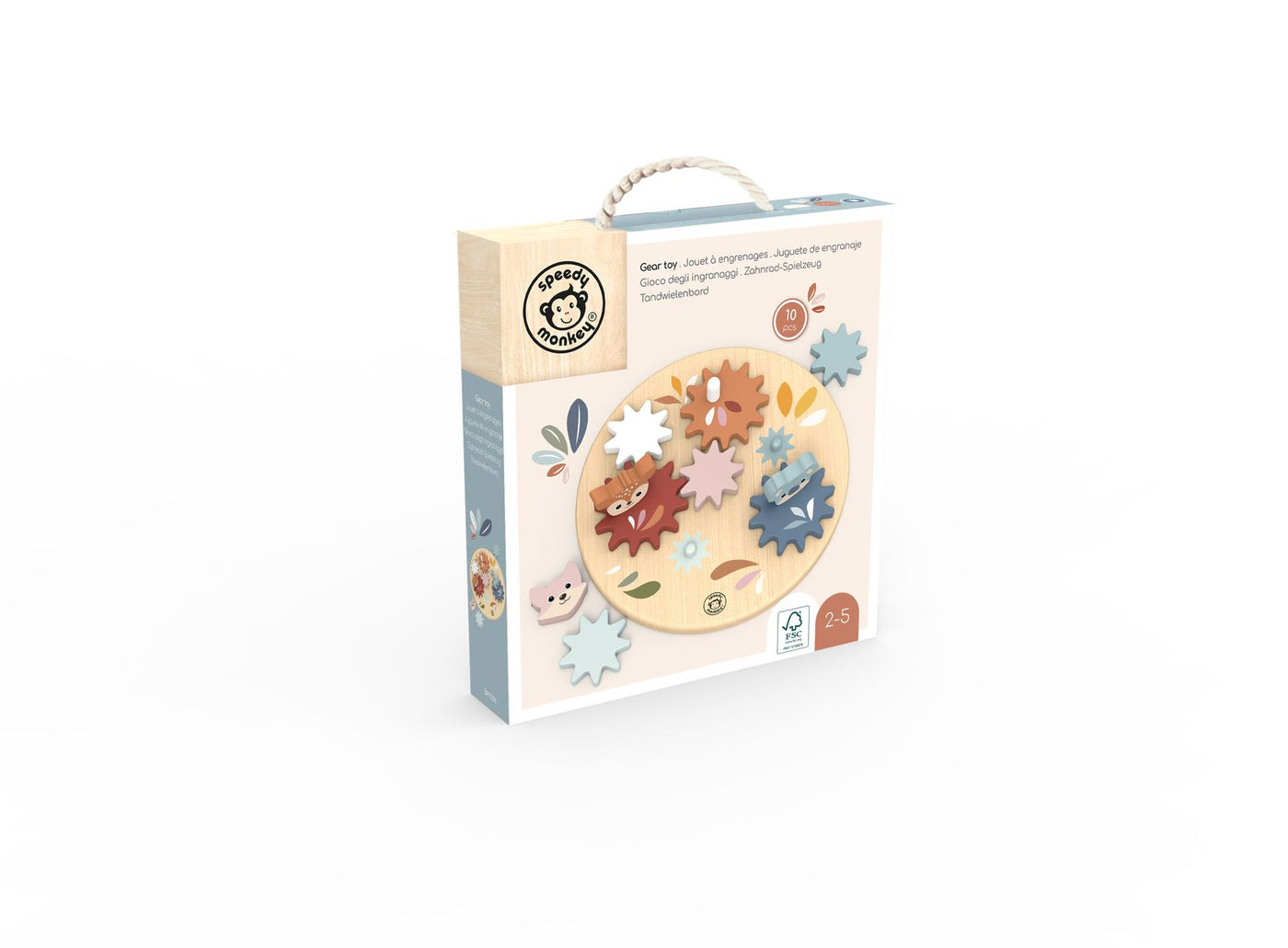 Speedy Monkey - Gear Toy Wooden Toy Speedy Monkey 