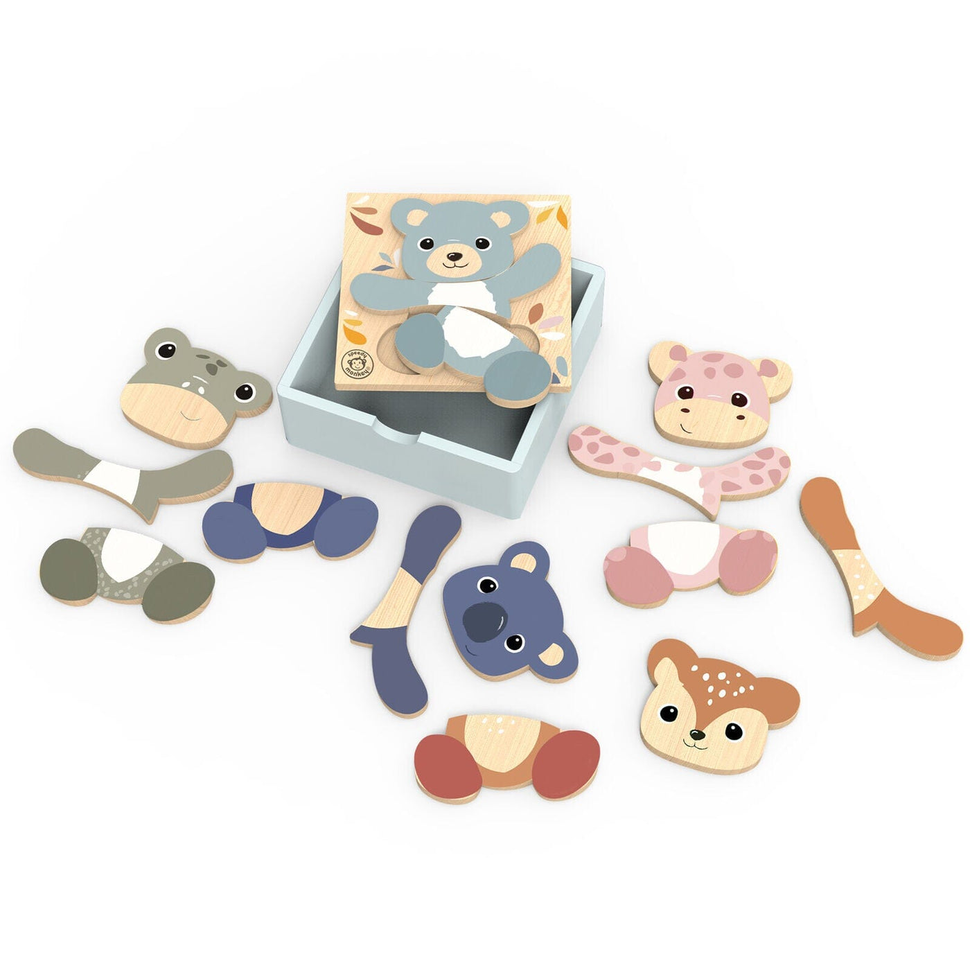 Speedy Monkey - Mix and Match Puzzle Wooden Toy Speedy Monkey 