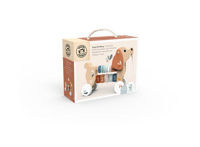 Speedy Monkey - Puppy Pull Along Wooden Toy Speedy Monkey 