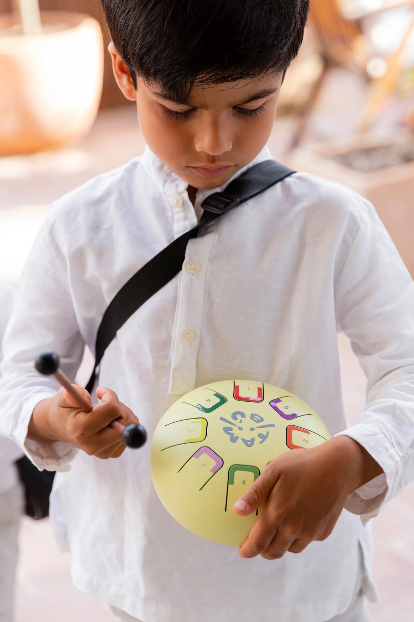 Tambú - Baby Tongue Drum | Mellow Yellow Musical Toy Tambú 