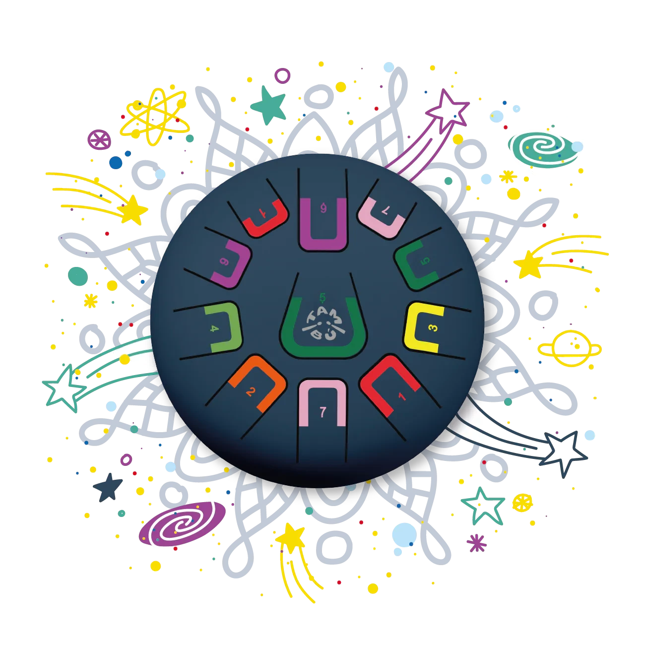 Tambú - Tongue Drum | Deep Space Musical Toy Tambú 