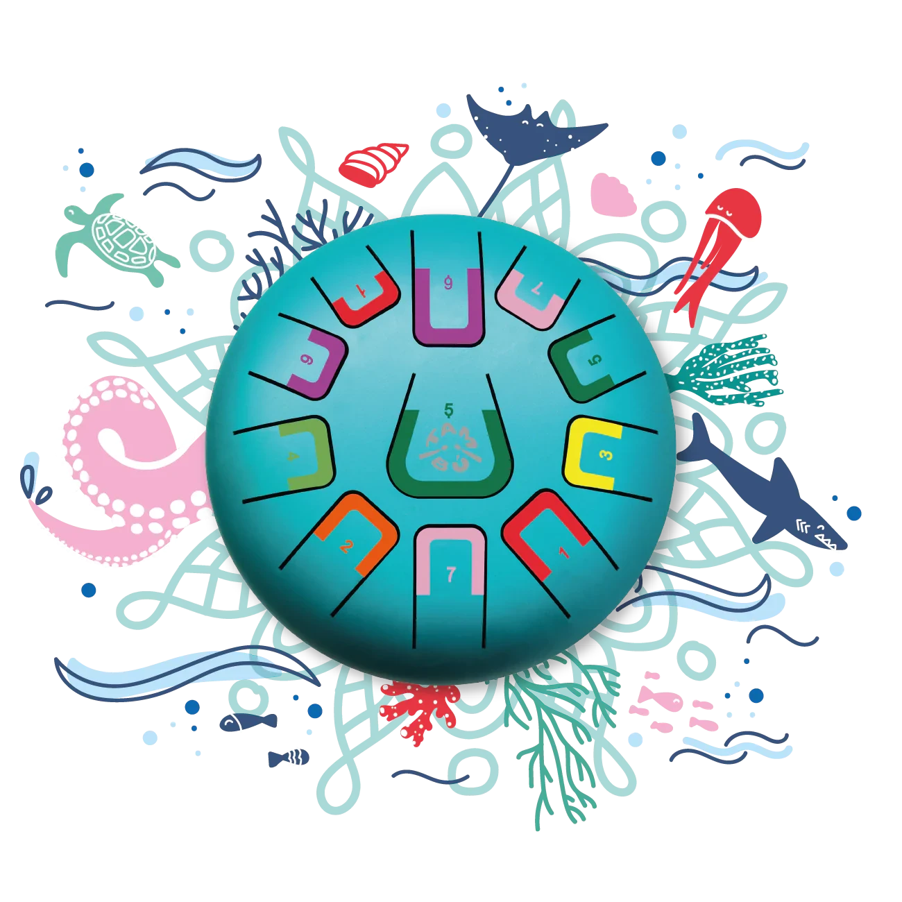 Tambú - Tongue Drum | Under The Sea Musical Toy Tambú 