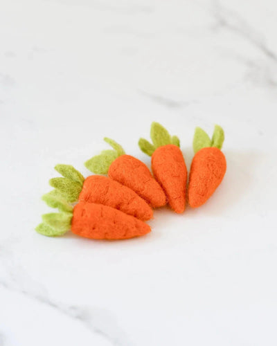 Tara Treasures - 5 Orange Carrots Felt Toy Tara Treasures 