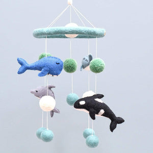 Tara Treasures Cot Mobile - Ocean Marine Mammals