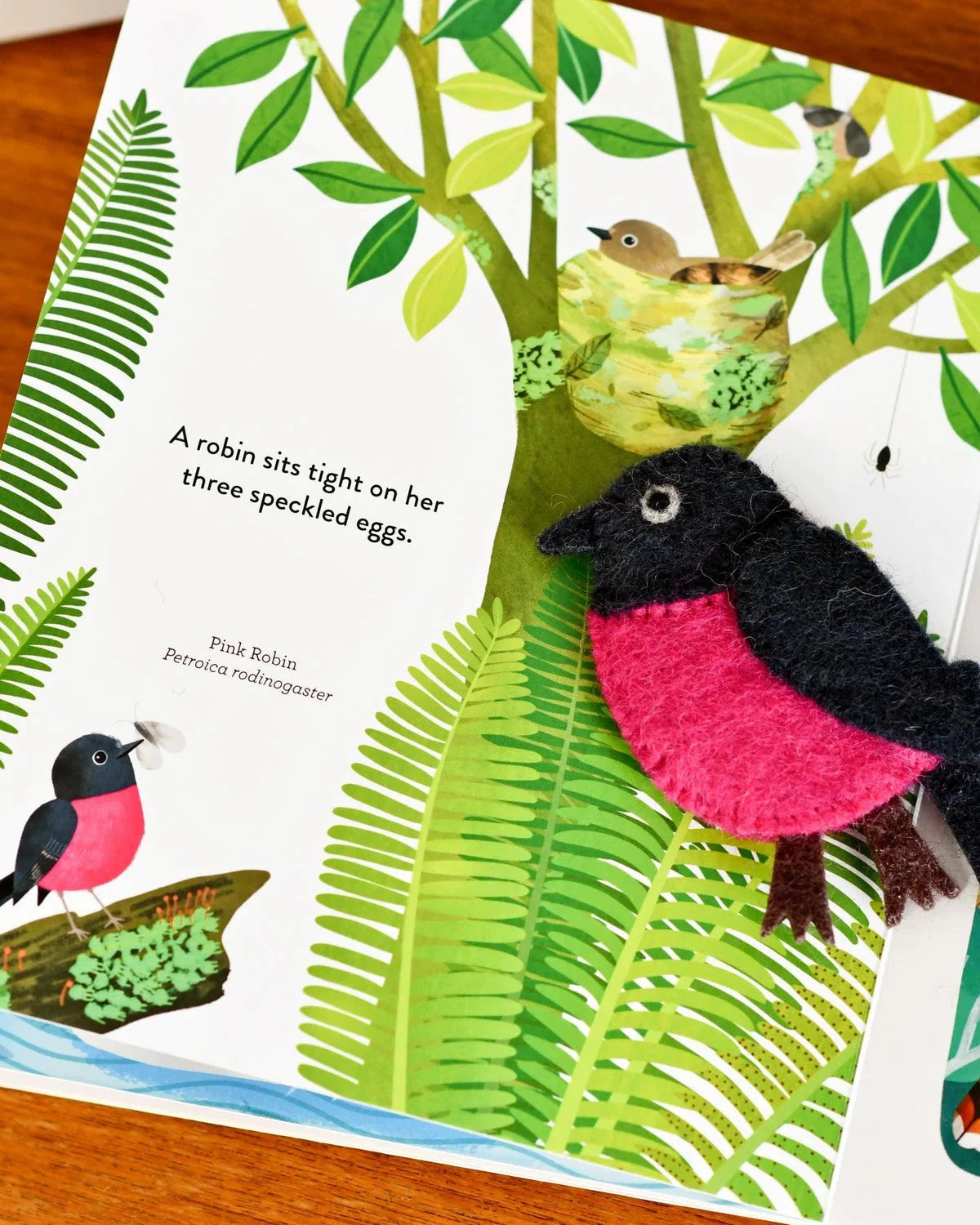 Tara Treasures - Busy Beaks Finger Puppets and Book Set Finger Puppets Tara Treasures 