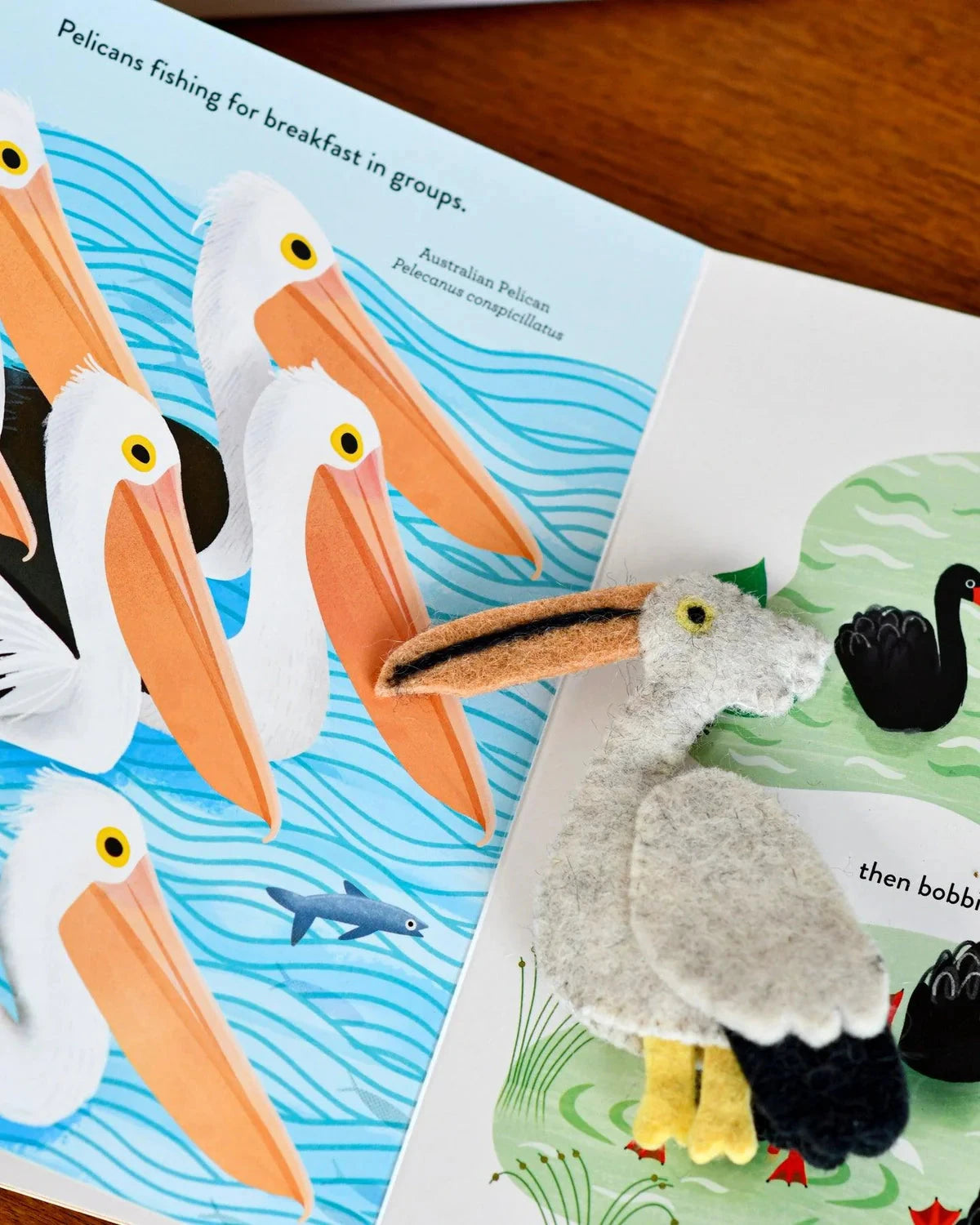 Tara Treasures - Busy Beaks Finger Puppets and Book Set Finger Puppets Tara Treasures 
