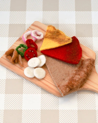 Tara Treasures - Felt BBQ Chicken Pizza Slice Felt Toy Tara Treasures 