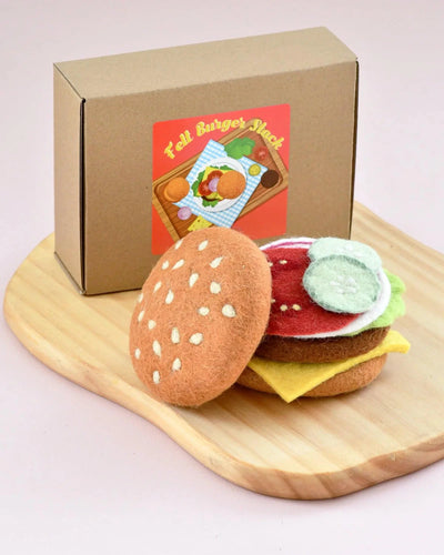 Tara Treasures - Felt Burger Stack Felt Toy Tara Treasures 