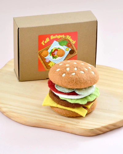 Tara Treasures - Felt Burger Stack Felt Toy Tara Treasures 