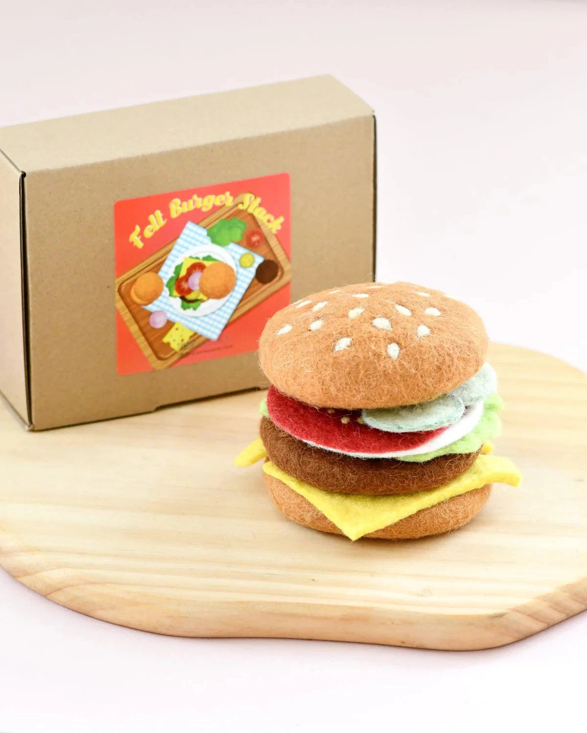 Tara Treasures - Felt Burger Stack Felt Toy Tara Treasures 