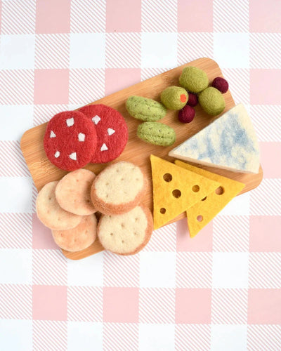 Tara Treasures - Felt Charcuterie Cheese Platter Play Food Set Felt Toy Tara Treasures 