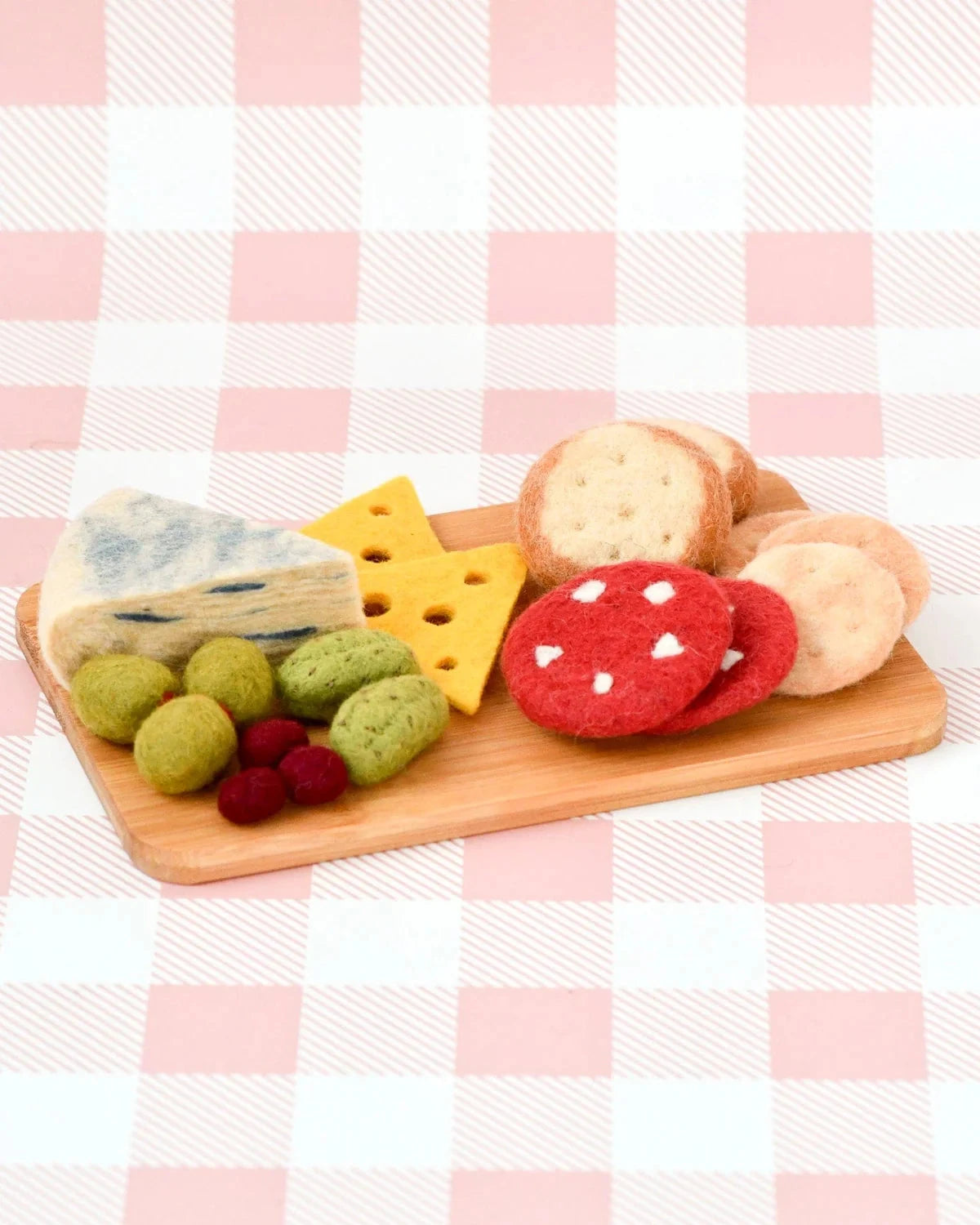 Tara Treasures - Felt Charcuterie Cheese Platter Play Food Set Felt Toy Tara Treasures 