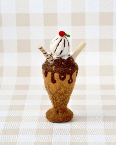 Tara Treasures - Felt Chocolate Milk Shake Play Food Felt Toy Tara Treasures 