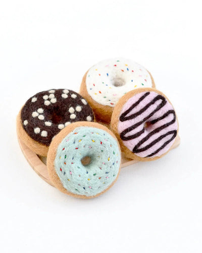 Tara Treasures - Felt Donuts (Set of 4) Felt Toy Tara Treasures 