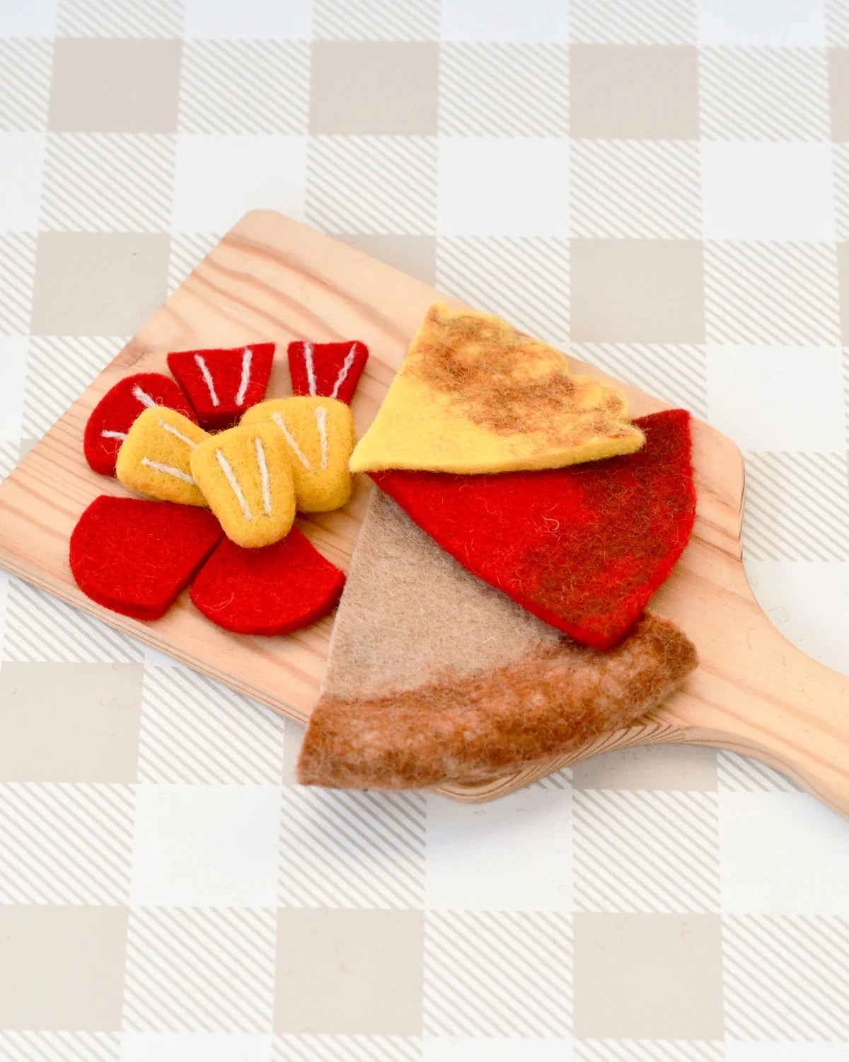 Tara Treasures - Felt Hawaiian Pizza Slice Felt Toy Tara Treasures 