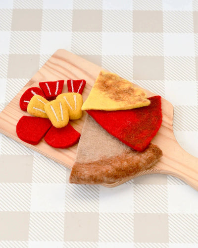 Tara Treasures - Felt Hawaiian Pizza Slice Felt Toy Tara Treasures 
