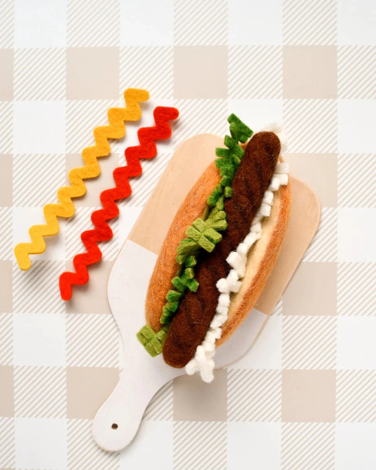 Tara Treasures - Felt Hot Dog Set Felt Toy Tara Treasures 