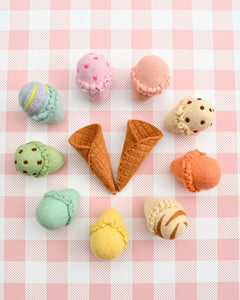 Tara Treasures - Felt Ice Cream Set