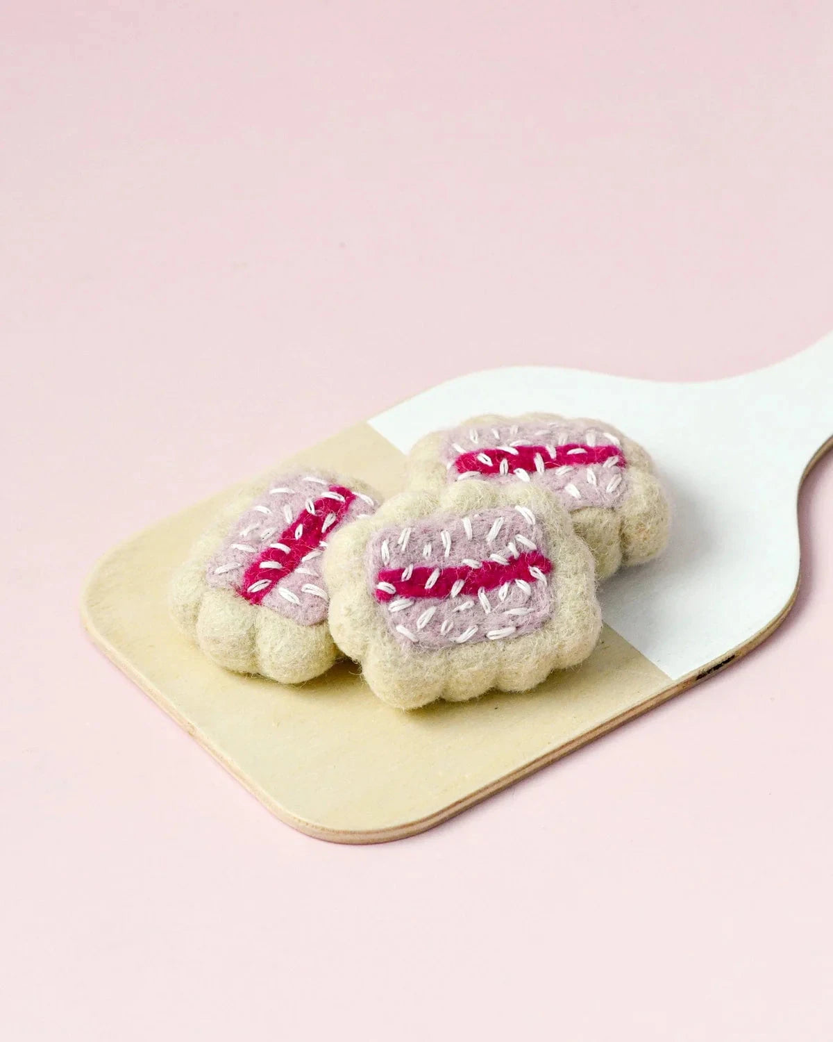 Tara Treasures - Felt Iced Vovo Biscuits (Set of 3) Felt Toy Tara Treasures 