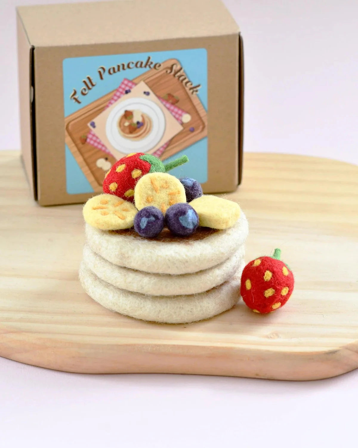 Tara Treasures - Felt Pancake Stack Play Food Set