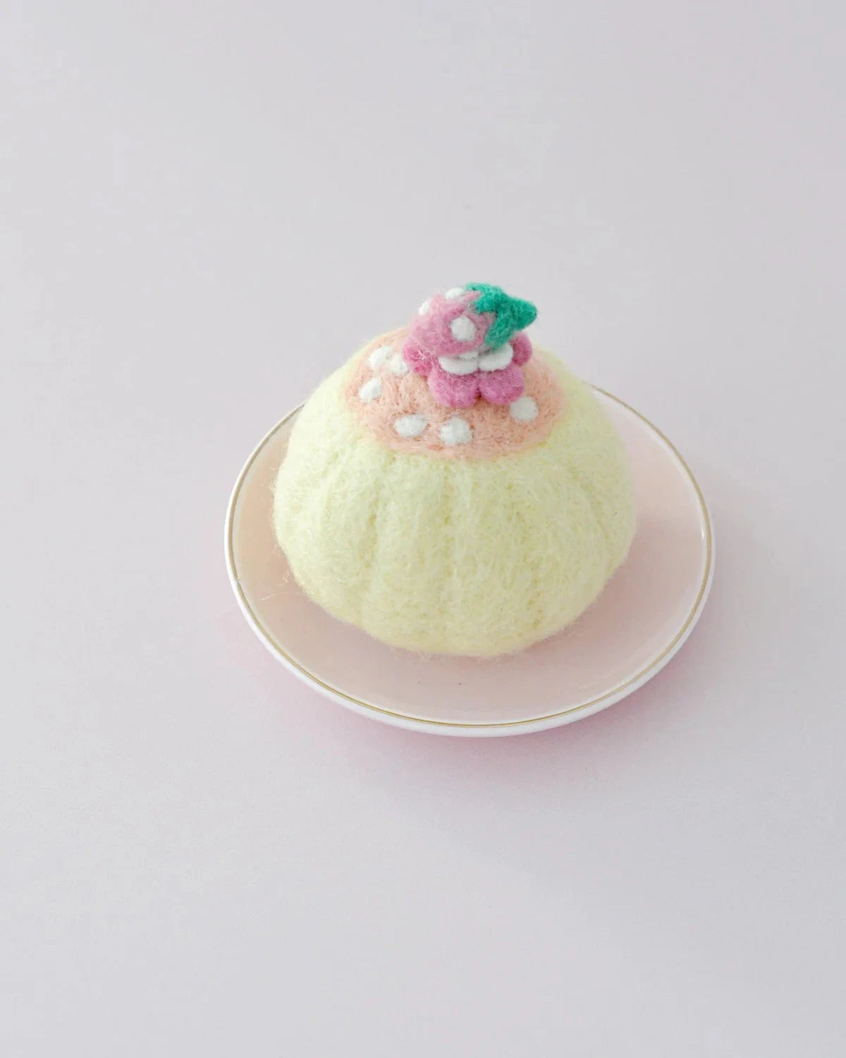 Tara Treasures - Felt Pink Strawberry Bundt Cake Felt Toy Tara Treasures 
