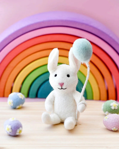 Tara Treasures - Felt Rabbit with Balloon Toy Felt Toy Tara Treasures 