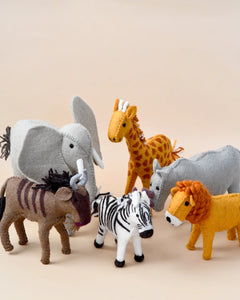 Tara Treasures - Felt Safari Animal Toys Set