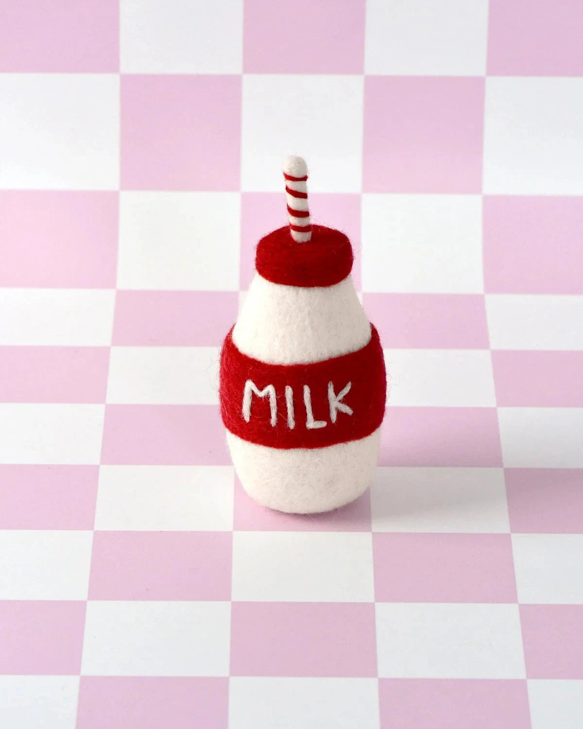 Tara Treasures - Felt Santa's Milk Bottle Felt Toy Tara Treasures 