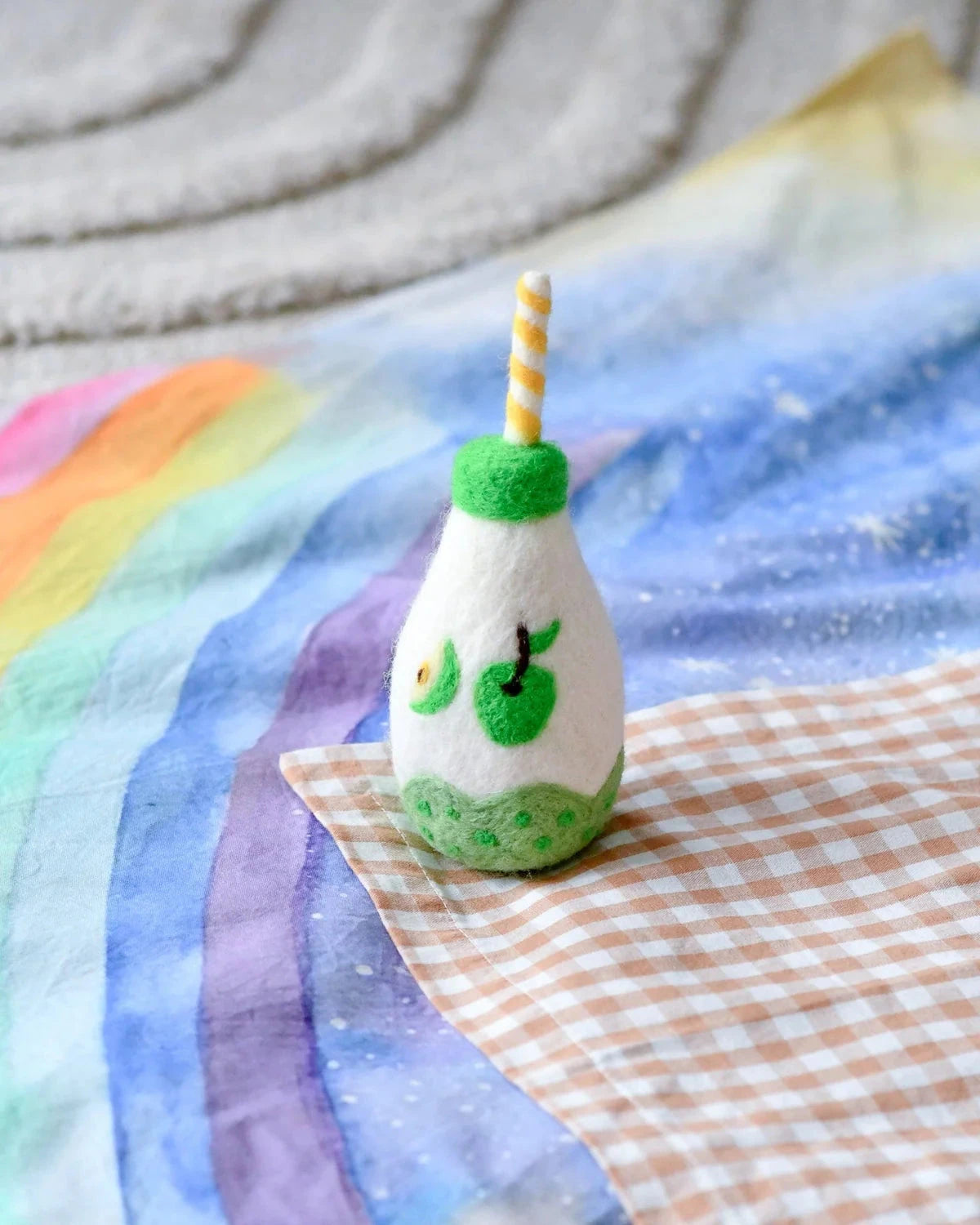 Tara Treasures - Felt Sparkling Apple Fruit Juice Bottle Felt Toy Tara Treasures 