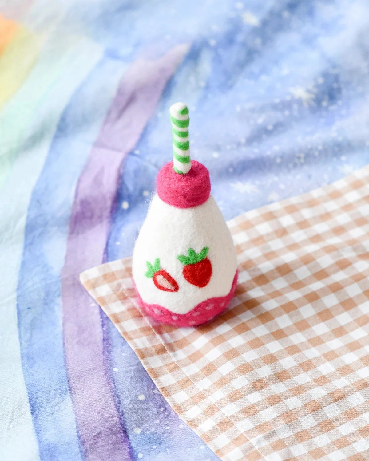 Tara Treasures - Felt Sparkling Strawberry Fruit Juice Bottle Felt Toy Tara Treasures 