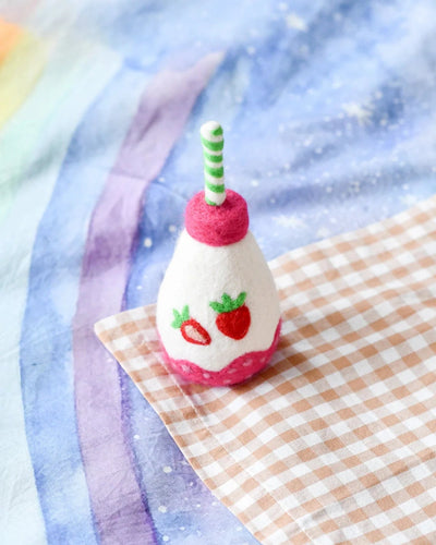 Tara Treasures - Felt Sparkling Strawberry Fruit Juice Bottle Felt Toy Tara Treasures 