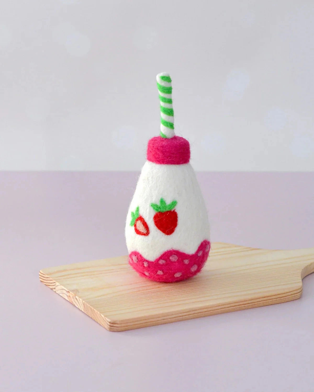 Tara Treasures - Felt Sparkling Strawberry Fruit Juice Bottle Felt Toy Tara Treasures 