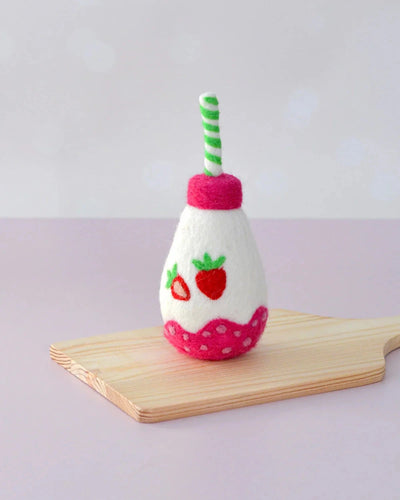 Tara Treasures - Felt Sparkling Strawberry Fruit Juice Bottle Felt Toy Tara Treasures 