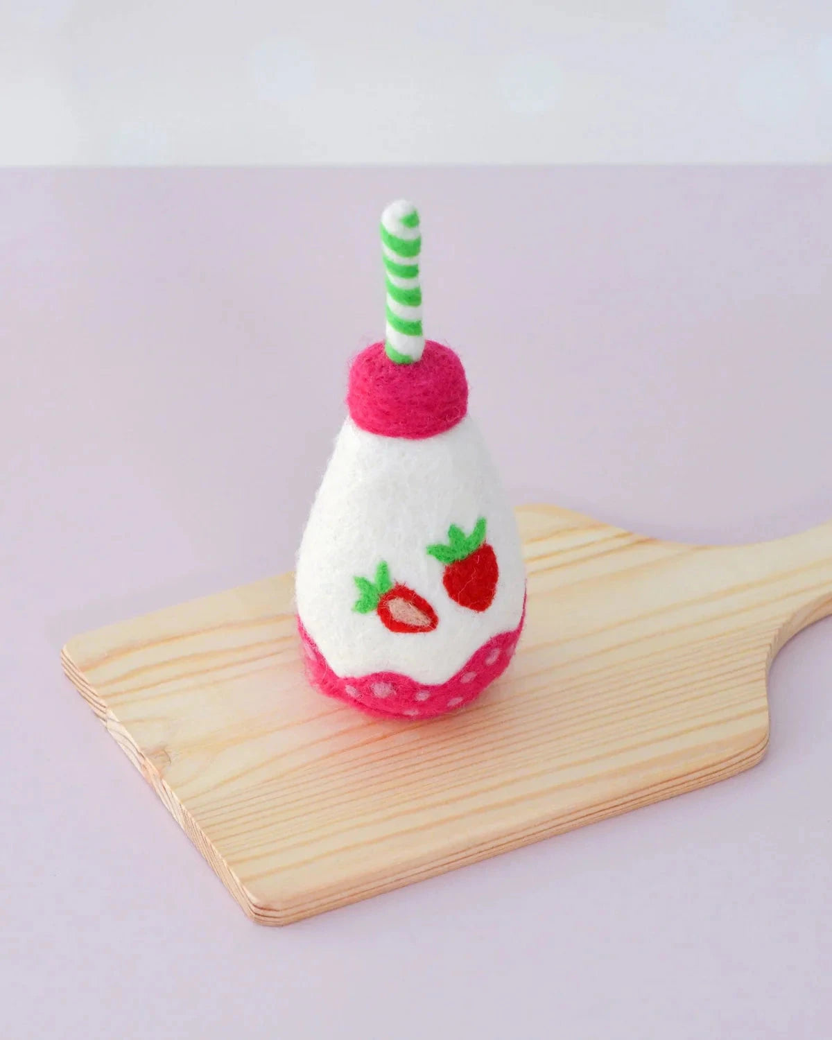 Tara Treasures - Felt Sparkling Strawberry Fruit Juice Bottle Felt Toy Tara Treasures 