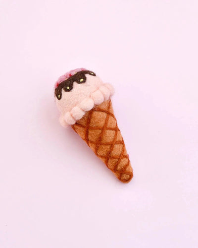 Tara Treasures - Felt Strawberry Sorbet Ice Cream Felt Toy Tara Treasures 