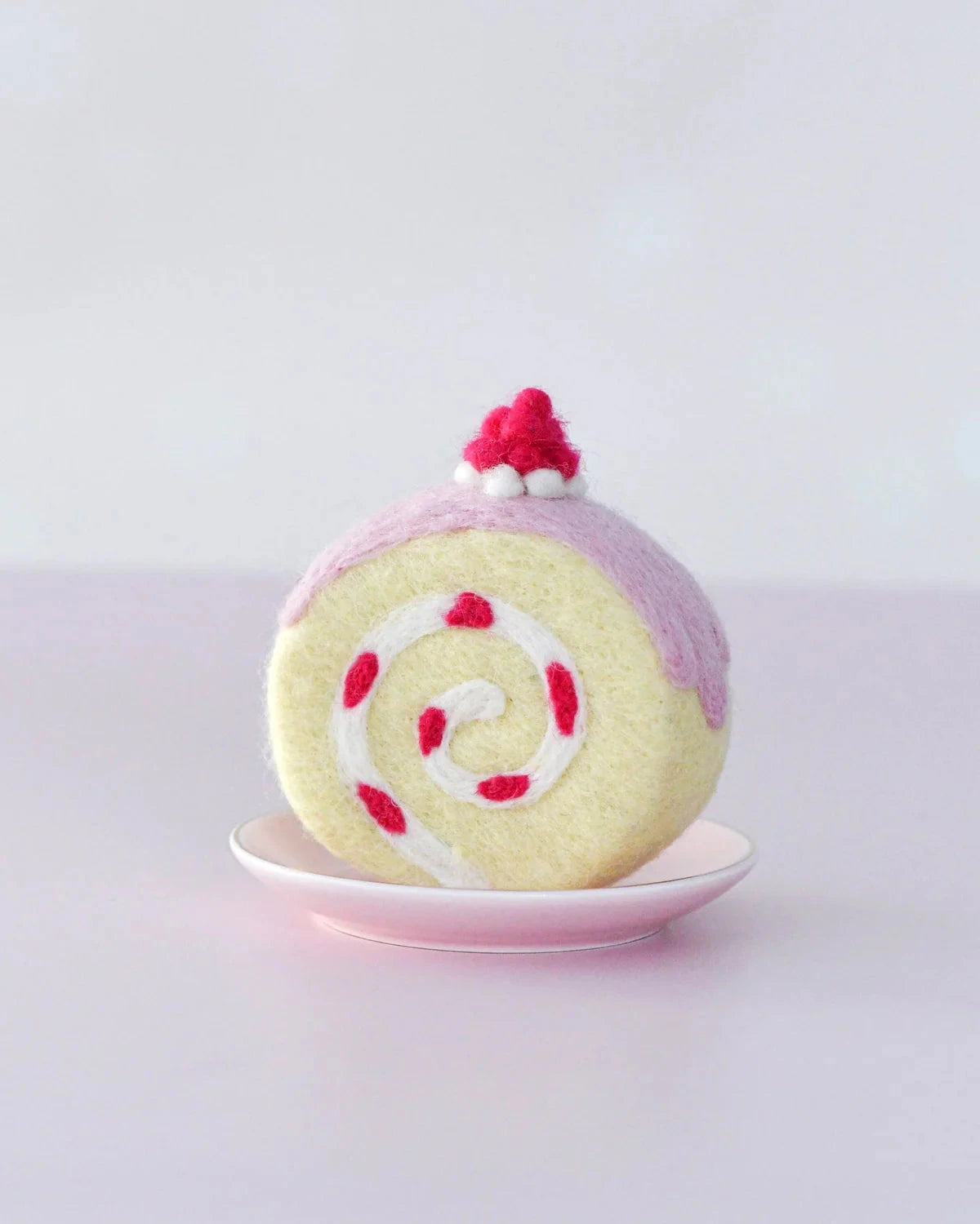 Tara Treasures - Felt Strawberry Swiss Roll Felt Toy Tara Treasures 