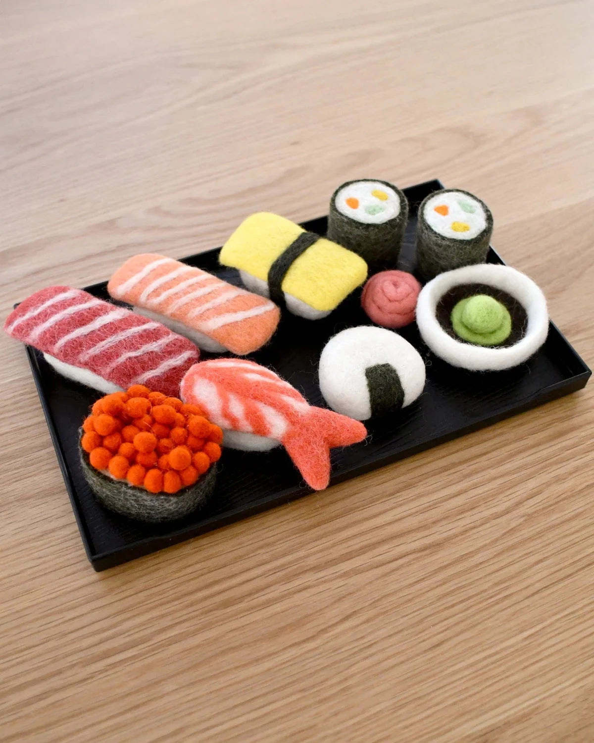 Tara Treasures - Felt Sushi Play Food Set Felt Toy Tara Treasures 