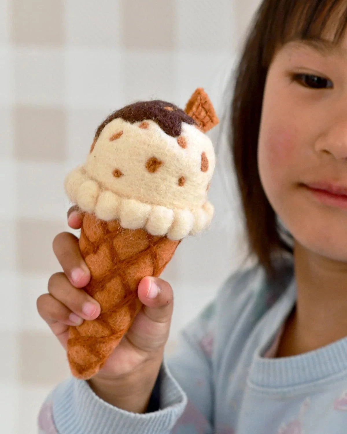 Tara Treasures - Felt Vanilla Chocolate Fudge Ice Cream Felt Toy Tara Treasures 