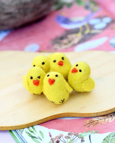 Tara Treasures - Felt Yellow Chicks Felt Toy Tara Treasures 