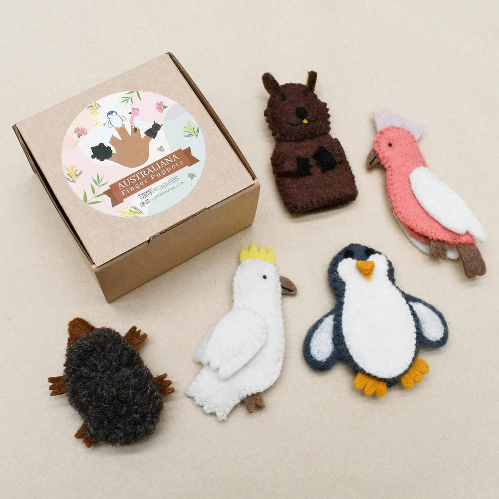 Tara Treasures Finger Puppets - Australian Animals B Finger Puppets Tara Treasures 