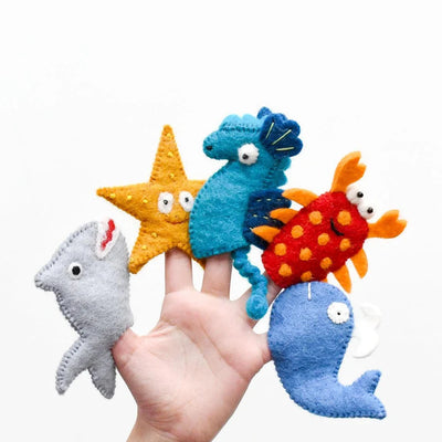 Tara Treasures Finger Puppets - Ocean and Sea Creatures Finger Puppets Tara Treasures 