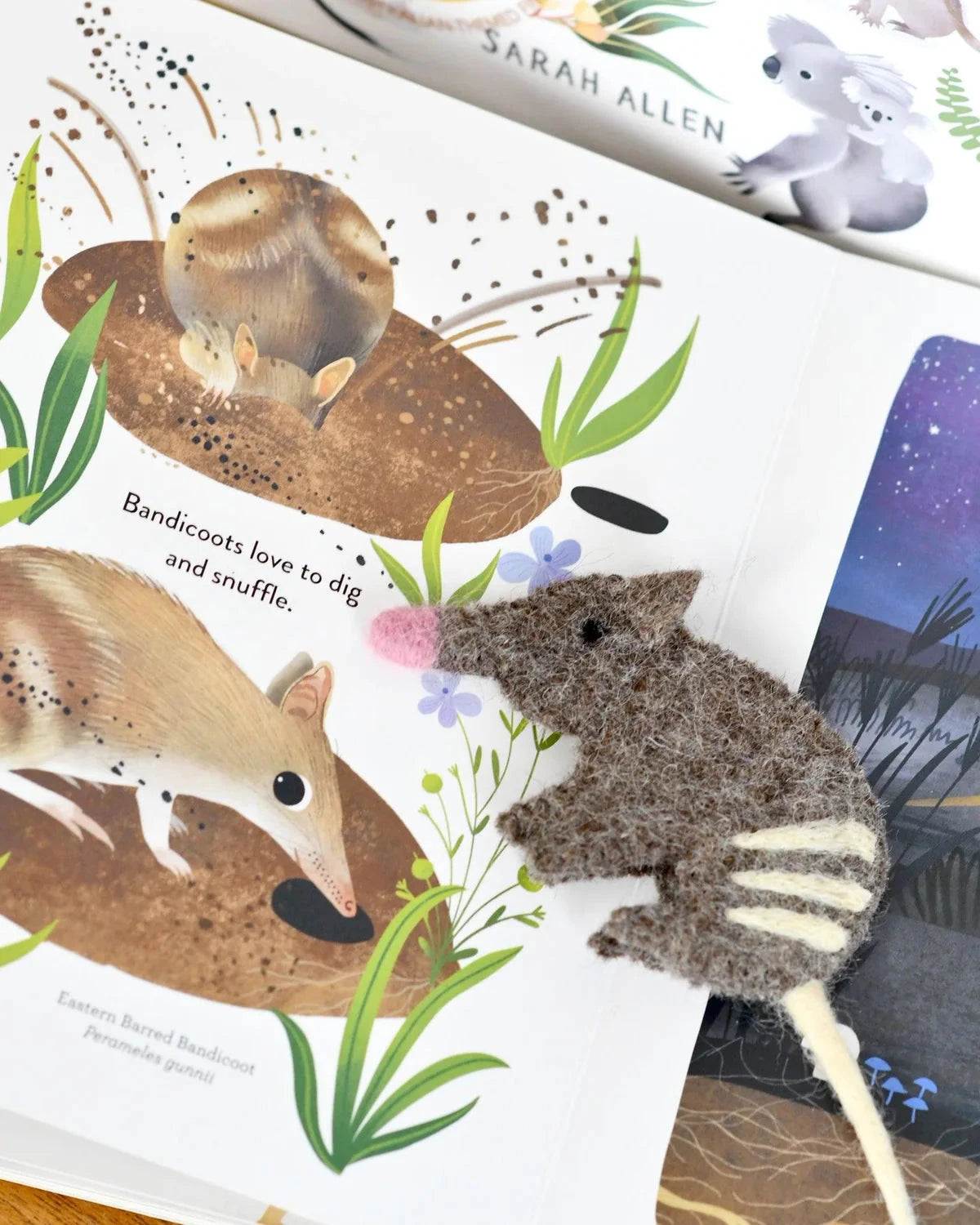 Tara Treasures - Jumping Joeys Finger Puppets and Book Set Finger Puppets Tara Treasures 