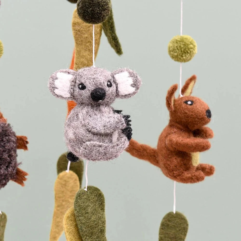 Tara Treasures Nursery Cot Mobile - Australian Animals Mobile Tara Treasures 